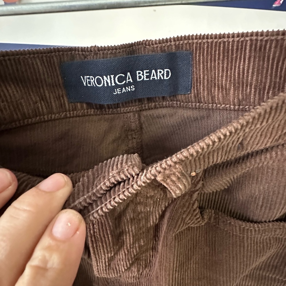 Veronica Beard Chocolate Corduroy Trousers